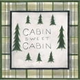 thumbnail image 3 of Shamp, Cindy 15x15 Black Modern Framed Museum Art Print Titled - Cabin Sweet Cabin, 3 of 5