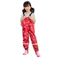 thumbnail image 3 of Kids Waterproof Rain Bib Pants, Boys Girls Rain Pants Kids Overalls Rain Trousers Lightweight Mud Pants Rainwear for Toddlers, 3 of 5