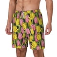 thumbnail image 2 of Balery Tulips Flowers Mens Swim Trunks Swim Shorts for Men Quick Dry Inseam Beach Shorts with Compression Liner Pocket-XX-Large, 2 of 9