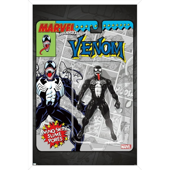 Marvel Toy Vault - Venom Wall Poster, 14.725" x 22.375" Framed