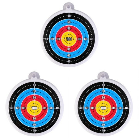 3 pcs Archery Garden ABS Plastic Kids Playing Arrow Target Hanging Game Arrow Target