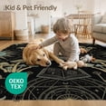 thumbnail image 4 of ODIKA 8'x10' Washable Area Rug Non-Shedding, Easy Care, Witchy Mushroom Motif Academia Moody Funky Halloween Goth Gothic Playful for King Size Bedroom Under Bed, Master Suite, 4 of 7