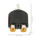 thumbnail image 5 of 4 divisores RCA macho a doble RCA hembra, adaptador Y, adaptador doble RCA hembra., 5 of 7