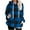 Blue, variant on LYXSSBYX Womens Long Sleeve Dress Hot Sale Clearance Fall Winter Women Plush Hooded Plaid Printed Long Sleeve Hoodies Pullover Zipper Coats with Pocket Sweatshirts