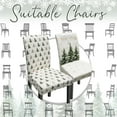 thumbnail image 5 of Christmas Chair Covers Set of 6, Xmas Tree Dining Chair Covers for Party Kitchen Removable Seat Cover for Chairs Christmas Decorations Indoor, 5 of 7
