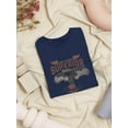 thumbnail image 3 of Retro College Big Eagle Art Shaped T-Shirt Women -Image by Shutterstock, Female Medium, 3 of 4