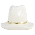 thumbnail image 2 of Mainstays White Ceramic Tabletop Cowboy Hat Bookends, 2 of 15