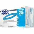 thumbnail image 3 of Ziploc&reg; Grip n' Seal Freezer Bags - 2 gal Capacity - 13" Width x 15" Length - Blue - Plastic - 1Carton - Food, Meat, Poultry, Fish, 3 of 12