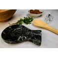 thumbnail image 5 of RADICALn Spoon Rest Handmade Marble Big Black Spatula Ladle Fork Utensil Rest - Spoon Rests Keeper Kitchen Organizer - Chef Cooking Helper Tool Countertop Spoon Holder, 5 of 5