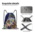 thumbnail image 4 of Pofeuu SpongeBob SquarePants for Water-Resistant 210D Drawstring Bag Compact Foldable Design Gym Yoga Travel Essentials Lightweight Carryall-Medium, 4 of 6