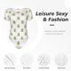 thumbnail image 4 of Fotbe Rubber Duck Showe Body de Mujer con Cuello Redondo y Mangas Cortas, Sin Mangas Ajustado, Suave, Cómodo y Básico-Medium, 4 of 7