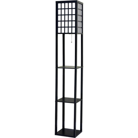 Better Homes Gardens Grid Shelf Lamp