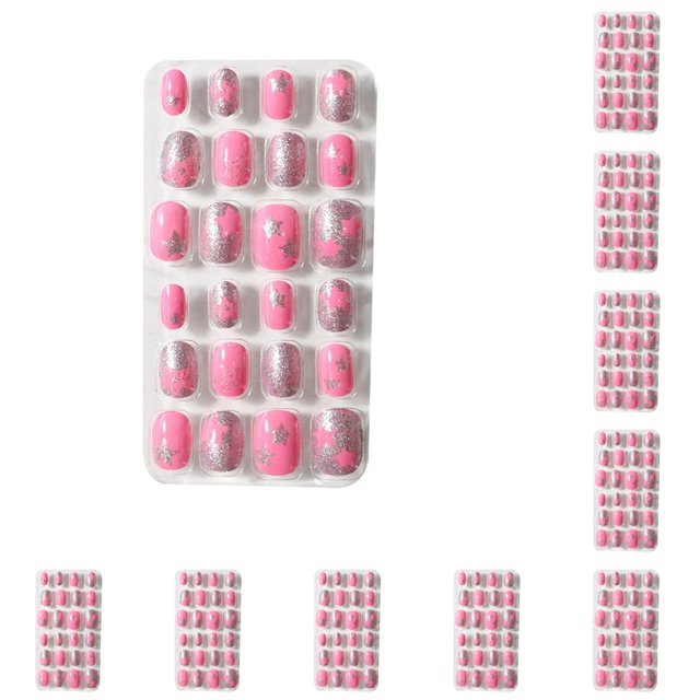 Soidarity 1 Juego de limas para los pies de longitud media para niños, prensa en el palo, cubierta completa de Color sólido, herramienta de belleza Diez 10piezas