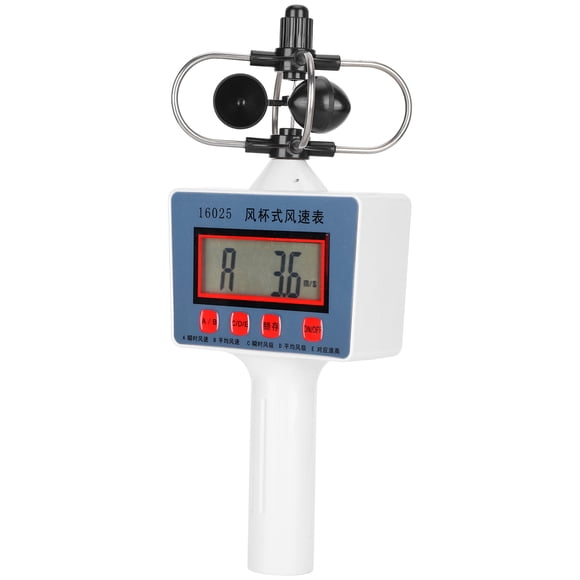 Medidor digital de velocidad del vientoMedidor de velocidad del viento Anemómetro digital portátil Medidor de velocidad del viento Rendimiento de primer nivel Jadeshay A