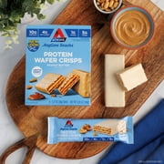 Atkins Snack, Protein Crisp Wafer, Peanut Butter, 10g of Protein, 5 Count