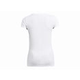 thumbnail image 4 of Camiseta Under Armour HeatGear de manga corta para mujer, color blanco, 2XL, 4 of 4