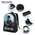 thumbnail image 4 of Unisex Wednesday Backpacks School Bag Bookbag Casual Daypack Backpack, 4 of 5