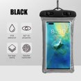 thumbnail image 4 of Hvmvliv Swimming Phone Pouch Water-Proof Phone Pouch Touchable Diving Rafting Swimming Universal Cell Phone Dry Bags For Beach Pool Swimming Black, 4 of 9