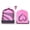 pink-black, variant on Diamond Painting Tray with Cover and Pour Spout, Large Drill Sorting Tray with Alignment Lines, Diamond Art Bead Organizer for DIY Diamond Painting Accessories