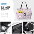 thumbnail image 3 of Sigee Llama Unicorn and Rainbow Print Extra Large Waterproof Beach Travel Bag with Zipper - Durable and Versatile for Vacation, Gym, and Daily Use, 3 of 7