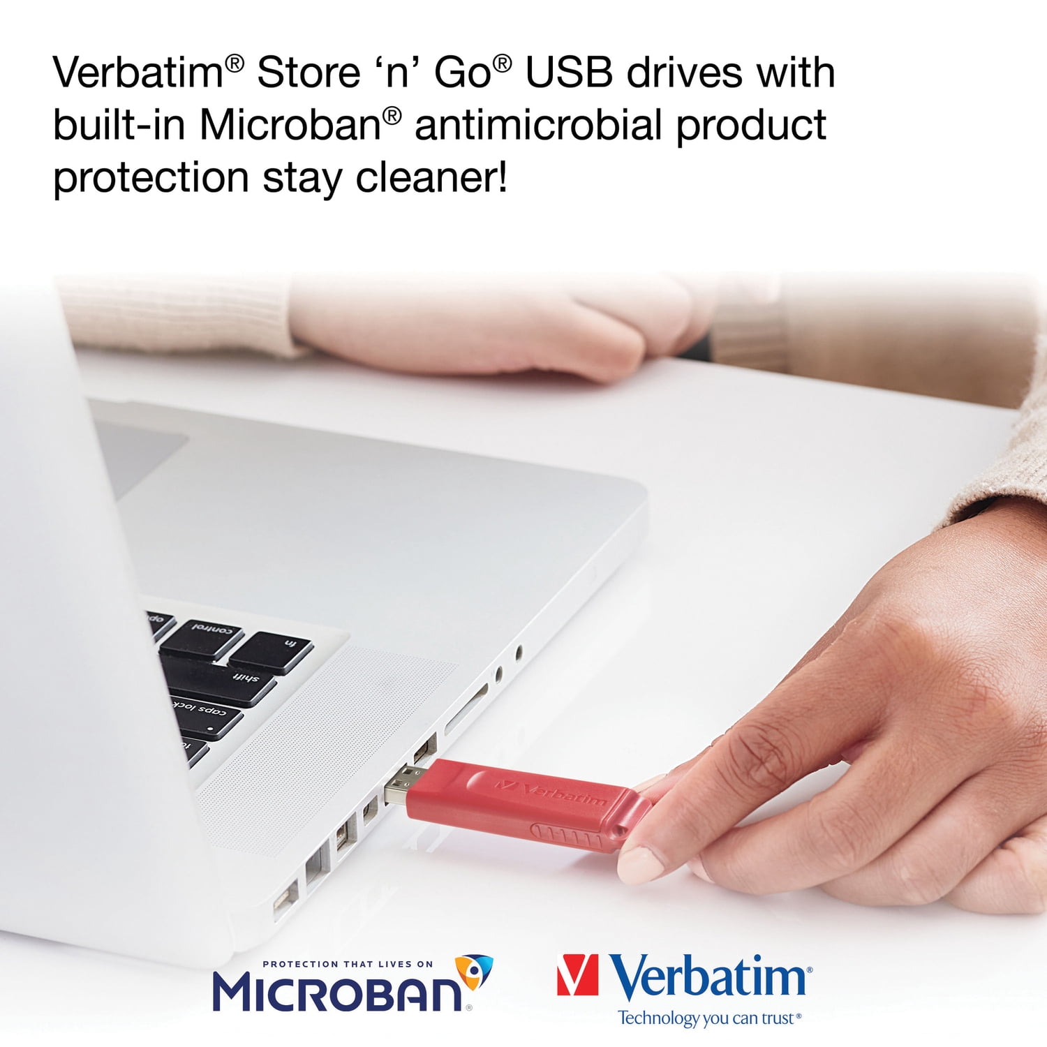 Verbatim Store ‘n’ Go USB-A Flash Drives, 3 Count (32 GB)