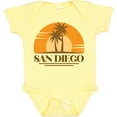 thumbnail image 3 of Inktastic San Diego California Retro Sunset Boys or Girls Baby Bodysuit, 3 of 5