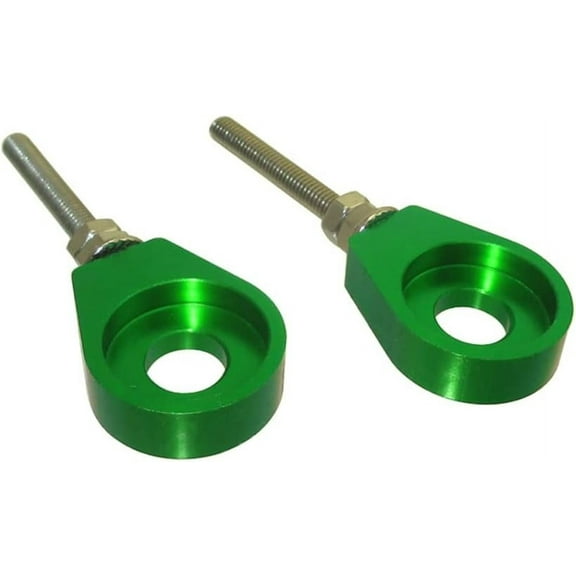 WCX Billet Aluminum Chain Adjusters For CRF110 KLX110 All Years CRF KLX 110 Dirt Pit Bike (Green)-0614
