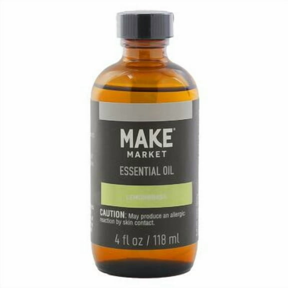 6 Pack: Lemongrass Essential Oil by Make Market - 4oz.