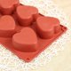 thumbnail image 4 of 6 Cavity Heart Shaped Silicone Molds, 3 Pack Heart Shaped Molds for Making Handmade Soap, Chocolate, Soap Candles and Jelly Brownies, 4 of 4