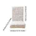 thumbnail image 3 of Funda de silla de oficina de tela elástica para todas las estaciones con protección resistente a manchas para hogar y restaurante, poliéster lavable, gris, café, azul, verde., 3 of 7