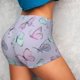 thumbnail image 4 of Fotbe Purple Butterfly Shorts Sin Costuras – Shorts Deportivos de Cintura Alta para Mujer, Elásticos para Gimnasio, Yoga, Running o Ciclismo-Large, 4 of 8