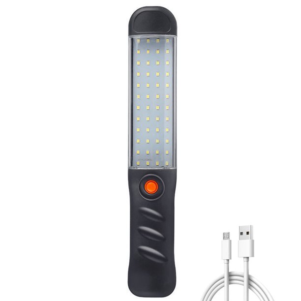 Luz LED de trabajo linterna Universal para acampar reflector linterna de emergencia lámpara de reparación de coche recargable por USB con gancho Hugtrwg Para estrenar