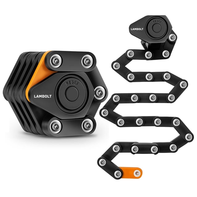 Candado Plegable de Aleación de Acero Lambolt para Bicicleta 78-85 cm de 4 Dígitos