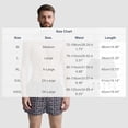thumbnail image 3 of ZQUUVOU Men's Swim Trunks 5 Inch Summer Beach Printed Shorts with Pockets Built In Liner Drawstring Quick Dry Swim Shorts Blue, 3 of 4