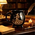 thumbnail image 6 of JHyouerji 12oz Witch Ceramic Mug 400ML Matte Spooky Halloween Brew Coffee Tea Cup Bar Tabletop Decor, 6 of 7