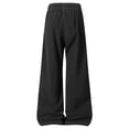 thumbnail image 6 of Bxsruta Mens Loose Fit Joggers Drawstring Waist Athletic Pants Casual Streetwear Wide Leg Trousers, 6 of 8