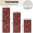 thumbnail image 4 of Red Christmas Snowflake Pattern Kitchen Rugs Sets Of 3,Kitchen Runner Rugs Non Skid Washable,Decorative Kitchen Floor Mats for Kitchen,Sink,Laundry,17"x30"+ 17"x47" + 17"x59", 4 of 6