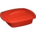 thumbnail image 1 of Starfrit Cuiseur Vapeur en Silicone, Carré, 8 Pouces, Rouge, 1 of 3