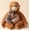 Brown - 13.78 Inch, variant on Punch Monkey Plush 9.8 Inch - Cute Monkey Stuffed Animal & Monkey Toy - Stuffed Monkey Plush Gift for Birthday Easter Christmas