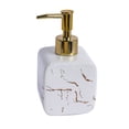 thumbnail image 1 of Qeeadeea/Marble Pattern Design Soap Dispenser With Pump, Refillable Lotion Dispenser For Bathroom Vanity Countertop, Ceramic Shampoo Dispenser-White-330ml/11.6oz, 1 of 9