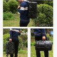 thumbnail image 1 of Men's Backpack Fashion Barrel Cylinder Leather Backpack Travel Bag Large Capacity Backpack, 1 of 5