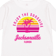 thumbnail image 4 of Inktastic Summer Enjoy the Sunshine Jacksonville Florida in Pink Boys or Girls Long Sleeve Toddler T-Shirt, 4 of 5