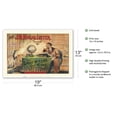 thumbnail image 2 of Professor J.M. Macallister - The Great Wizard of the World - Vintage Magic Poster c.1870 - Master Art Print (Unframed) 13in x 19in, 2 of 4