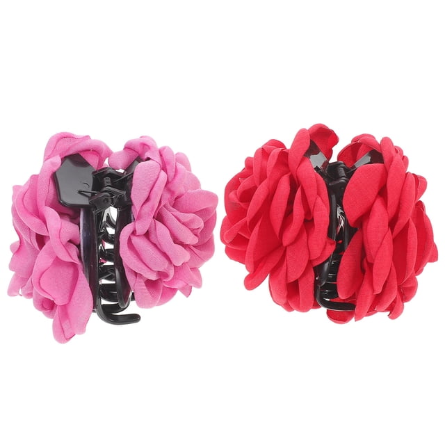 unbranded 2Ud Pinzas Grandes Para El Con Floral Decorativo Para Peinados
