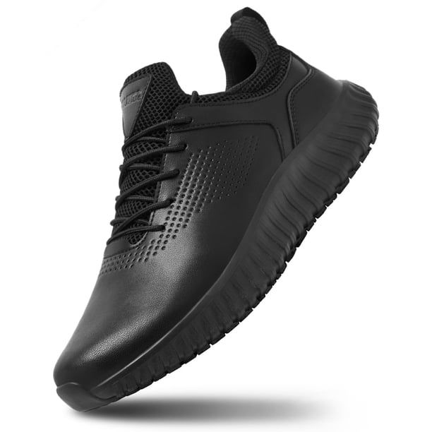 Zapatos de trabajo impermeables antideslizantes para hombre SHULOOK, negros, talla 10.5