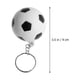 thumbnail image 4 of KAKOWELY 24 llaveros con forma de balón de fútbol, llavero creativo, llavero único, decoración para llaves, pequeño regalo para hombres y mujeres., 4 of 4