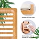 thumbnail image 4 of Bamboo Soap Dish Drain Soap Rack Bamboo Soap Holder, 4 of 5