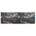 thumbnail image 6 of Yayeee Kitchen Valance Rod Pocket 54" x 18" Living Room Window Curtain, Swirling Starry Sky, 6 of 6