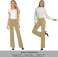 thumbnail image 5 of Tapata Women's 30'' Stretchy Bootcut Dress Pants with Pockets Tall, Petite, Regular for Office Work Business, 5 of 6