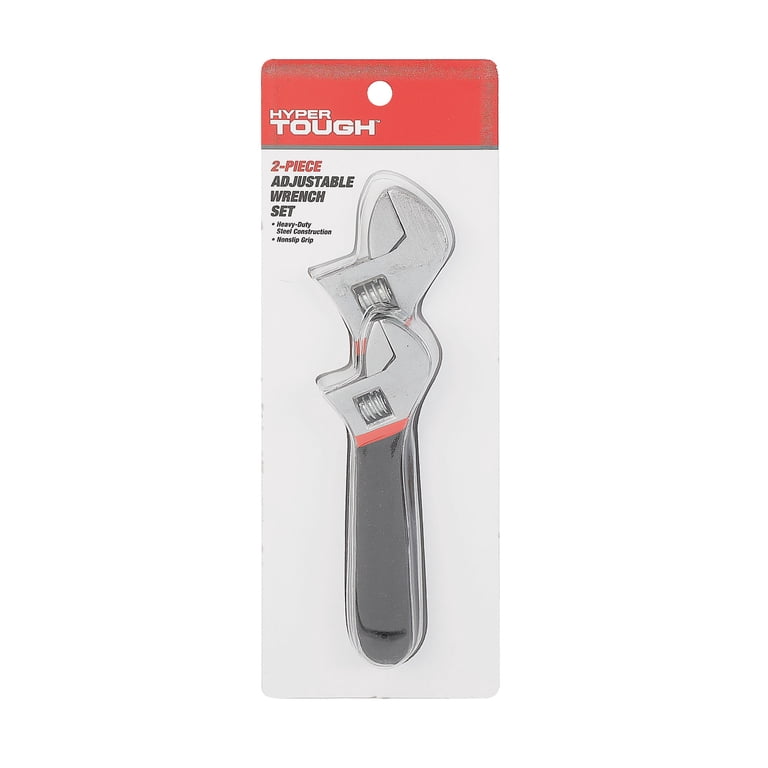2-Piece Adjustable Wrench Set With Comfort Handles photo 6
